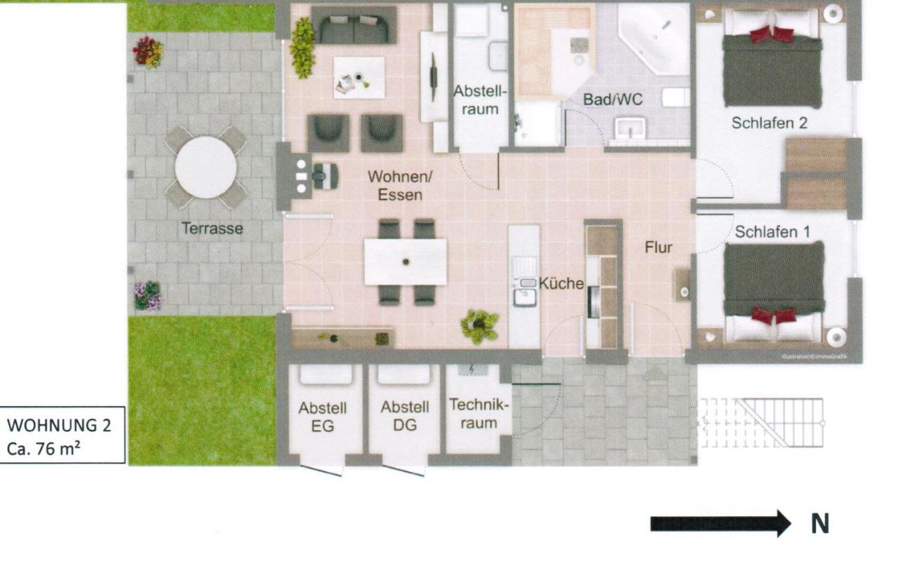 5*Ferienwohnung Seeblick 2 Вендіш-Ріц Екстер'єр фото